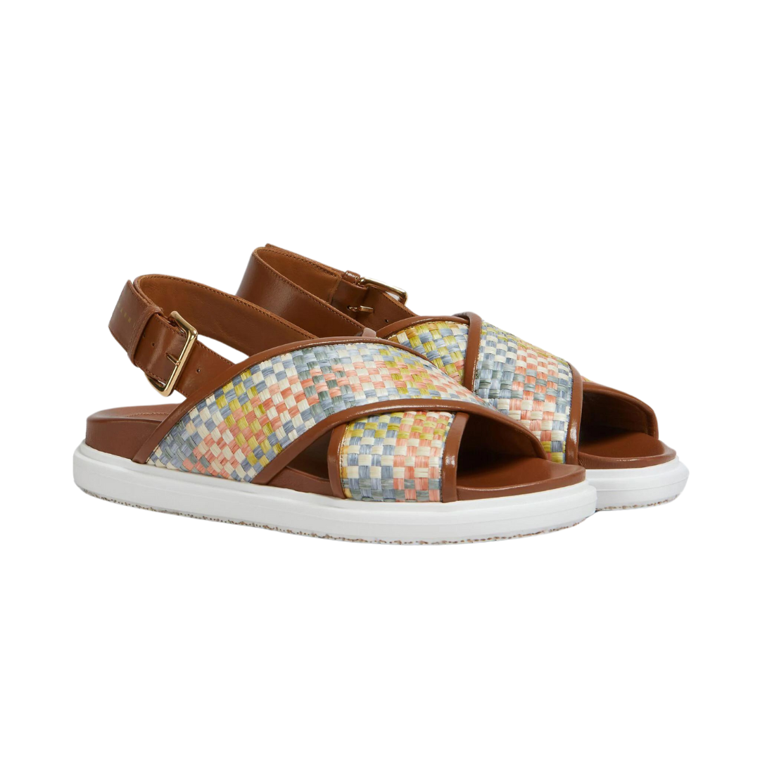 Stylish Raffia Criss Cross Sandals for Women - Comfortable Summer Beach Wedges - Perfect for Vacation, Poolside, and Casual Outings