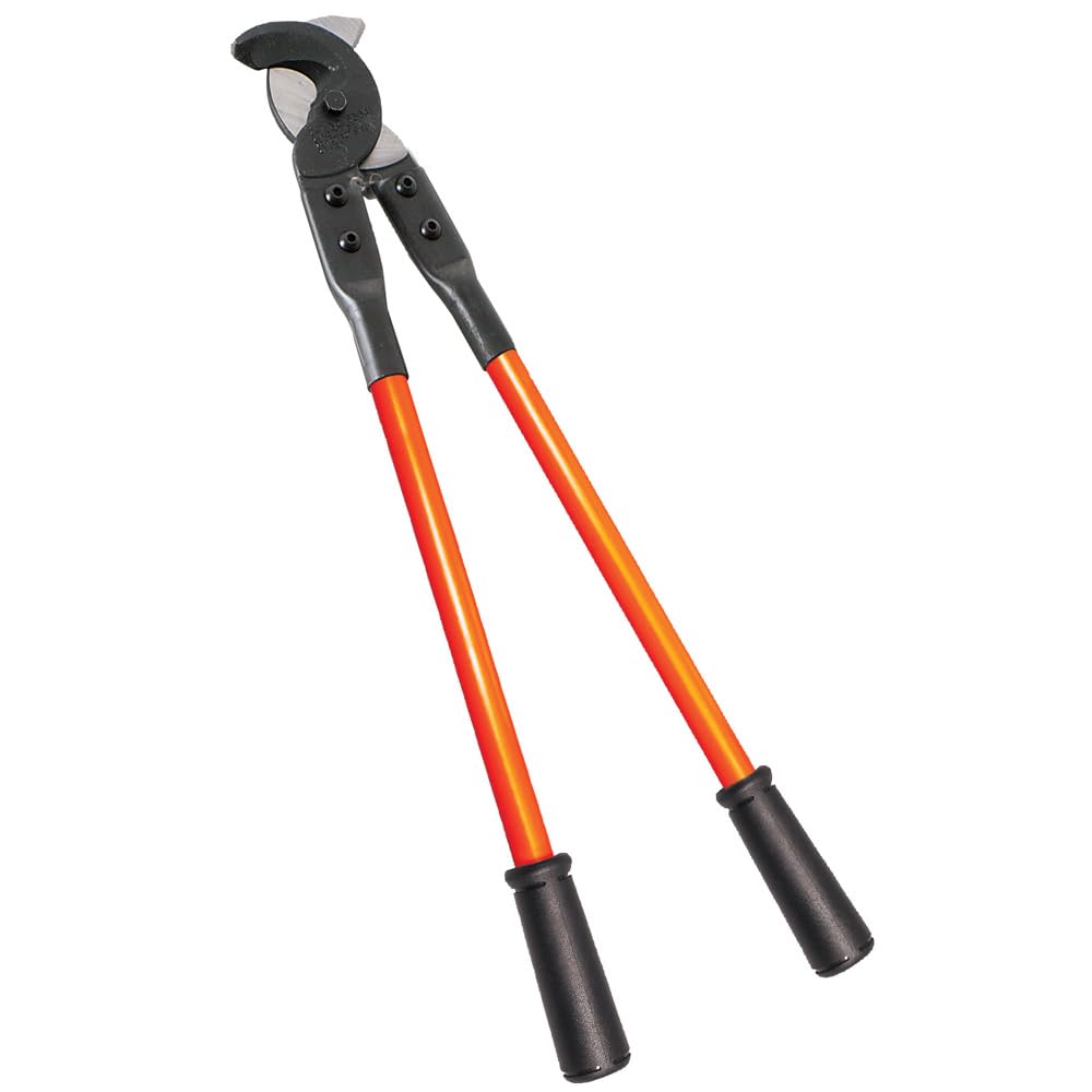 Klein Tools 63045 32-Inch Professional Cable Cutter - Heavy Duty Wire Cutting Tool, Made in USA - Perfect for Electricians, HVAC & Industrial Wiring Projects