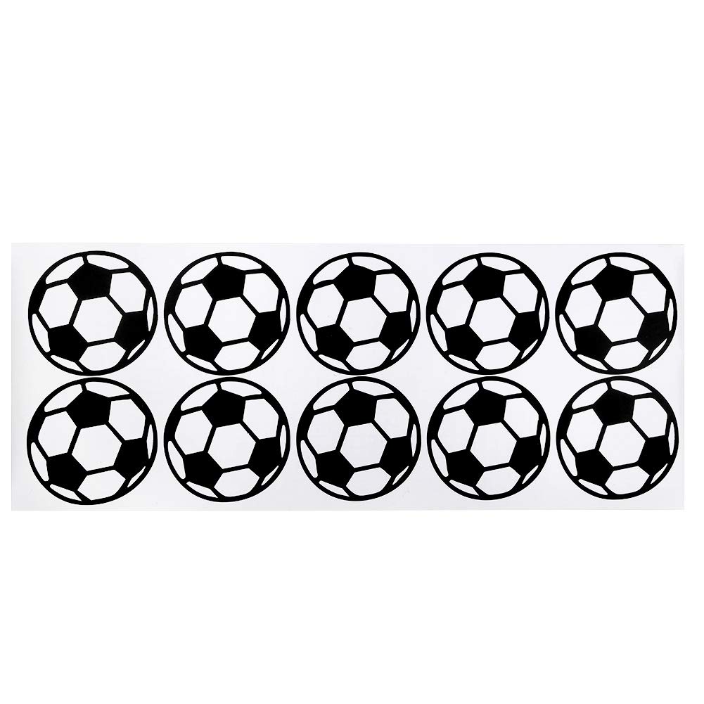 Football Wall Stickers - DIY Soccer Room Decor for Bedroom & Living Room - Peel & Stick Wall Decals for Sports Themed Home Decor | Perfect for Game Rooms, Kids' Rooms & Fan Cave Decorations