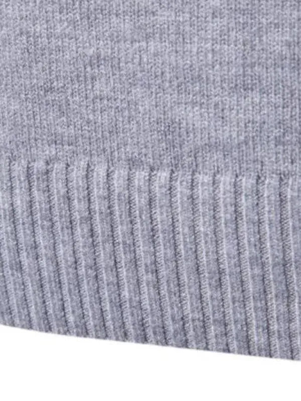 Men's Wool Knit Turtleneck Sweater - Thick Warm Winter Pullover for Casual Wear & Outdoor Activities