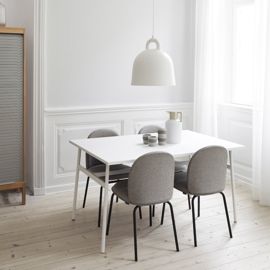 Modern Ace Dining Chair - Sturdy Wooden Kitchen Chair with Upholstered Seat - Perfect for Dining Room, Kitchen, and Home Office Use