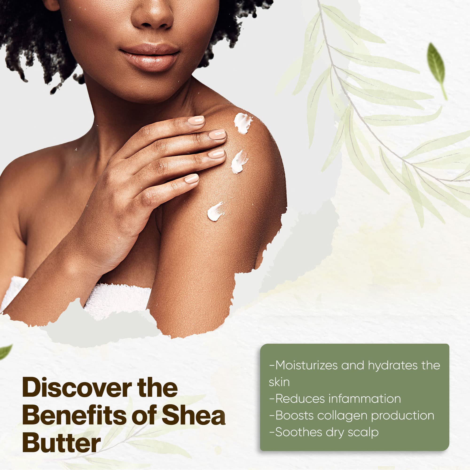 Pure & Unrefined 1 Gallon Shea Butter from France | Ultra-Nourishing Body Butter for Smooth, Healthy Skin | Moisturizes Dry Skin, Hair & Lips | Ideal for DIY Skincare, Massage & Natural Beauty (3.5kg/7.7lb)