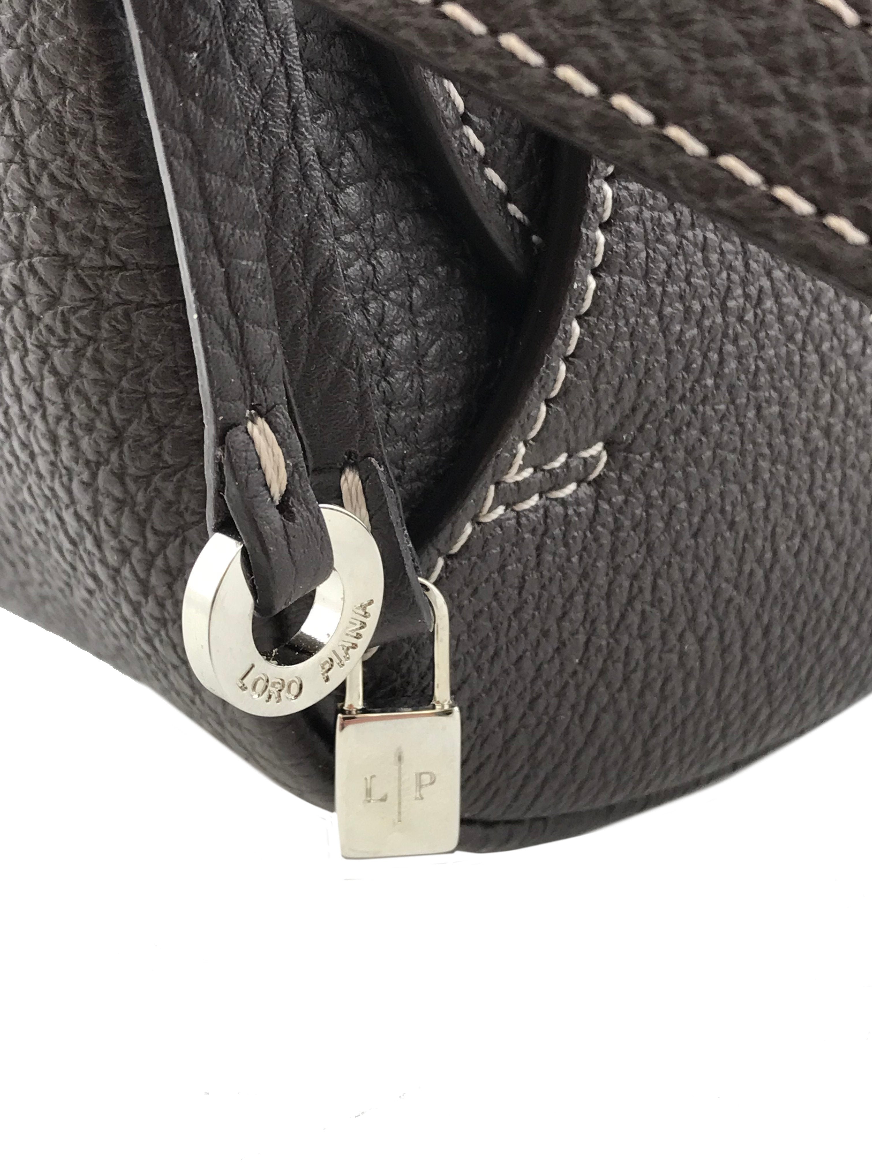 Loro Piana Mini Lune Odessa Leather Crossbody Bag for Women | Premium Italian Leather Handbag | Perfect for Everyday Use, Travel & Special Occasions