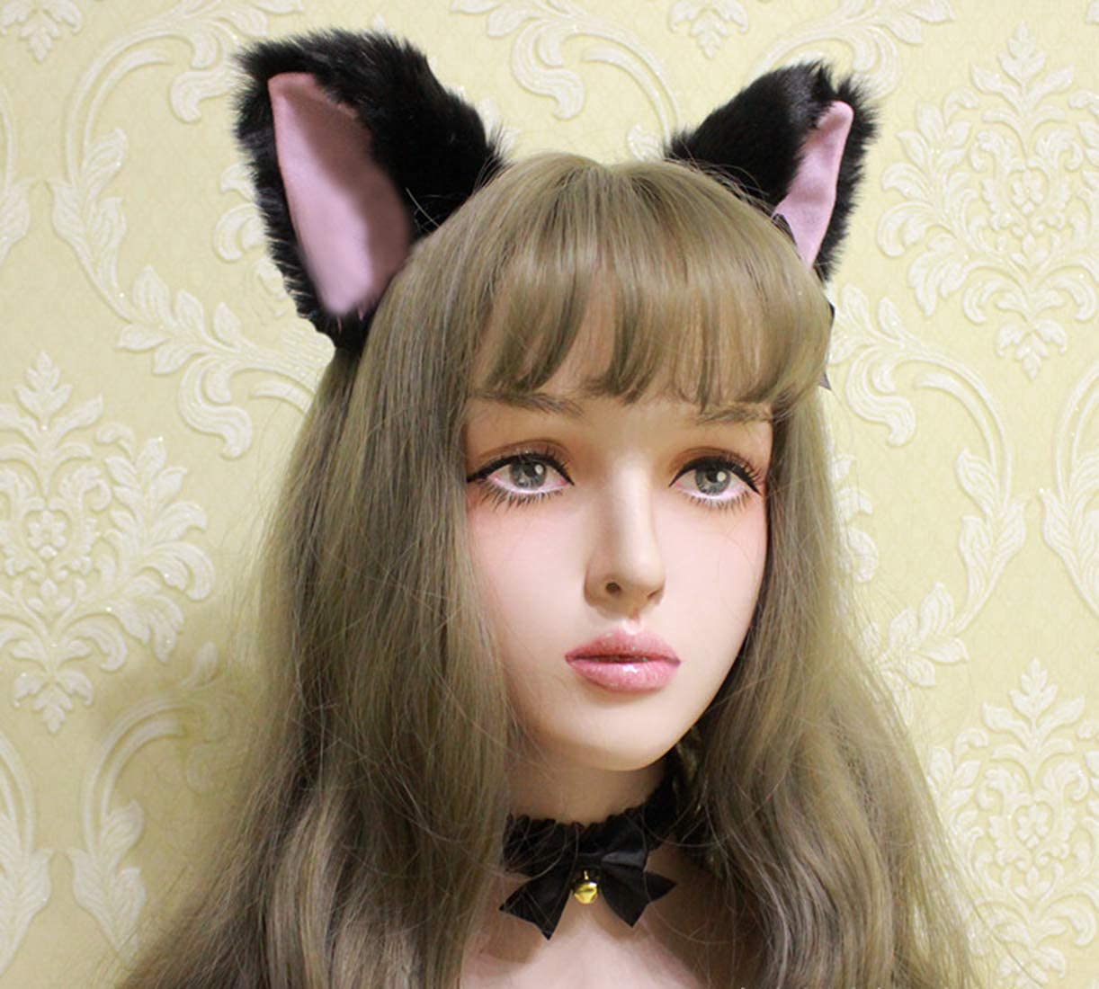Fxaelian Animal Fox Cat Dog Ears Headband - Cute Fluffy Cosplay Costume Accessories for Halloween, Christmas Parties, Anime Conventions & Themed Events