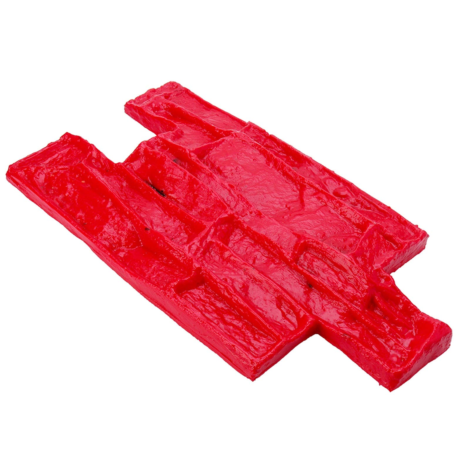 LNCHJUN Polyurethane Concrete Paving Molds - Reusable Cement Texture Stamps for Garden Paths, Patio Floors & Wall Decor - DIY Home Improvement & Landscaping Project Tool (Red, One Size)
