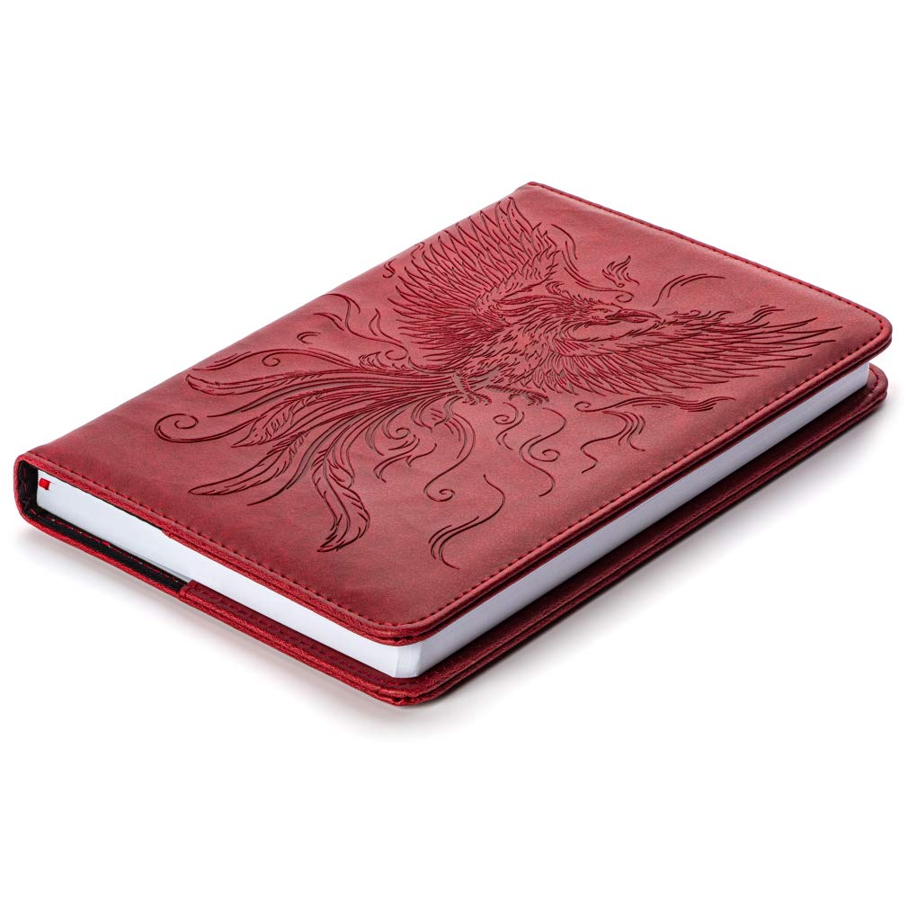 SOHOSPARK Phoenix Refillable Vegan Leather Journal - 6x8.7