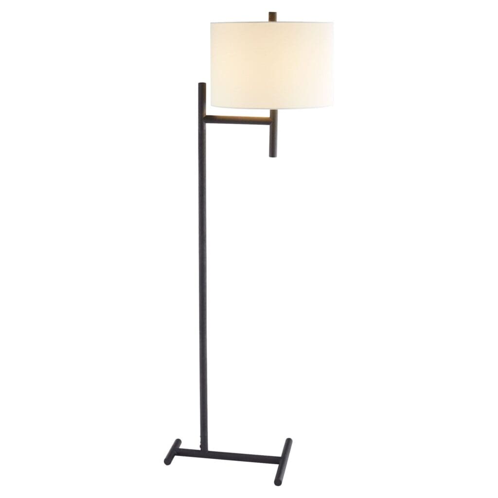 Cyan Design 11456 Ladon Modern Black Floor Lamp - Adjustable Height for Living Room, Bedroom & Office Lighting Decor