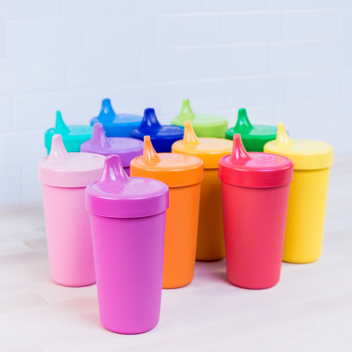 Reusable No Spill Sippy Cup for Toddlers - BPA Free Spill Proof Training Cup with Handles - Perfect for Travel, Daycare & Learning to Drink Independently