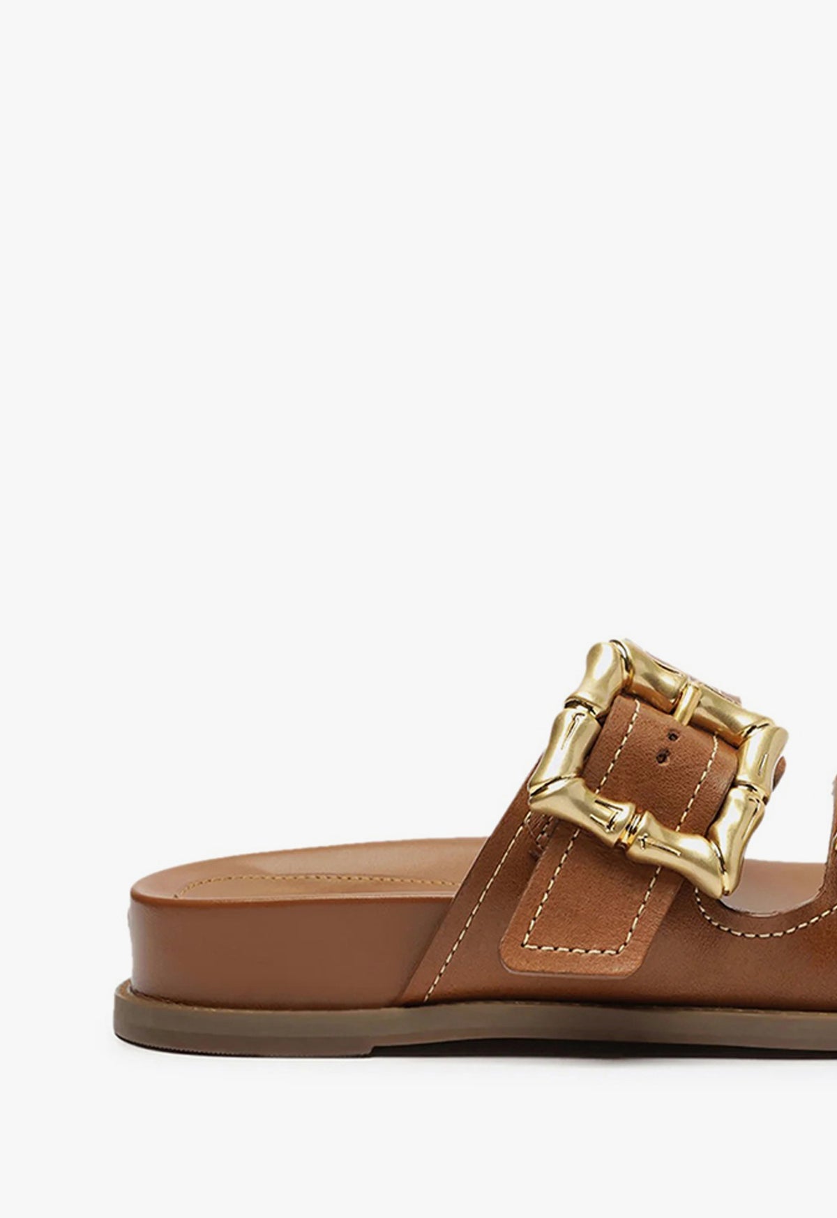 Enola Sporty Leather Sandal - Women's Comfortable Casual Strappy Sandals for Walking, Beach & Summer Outfits