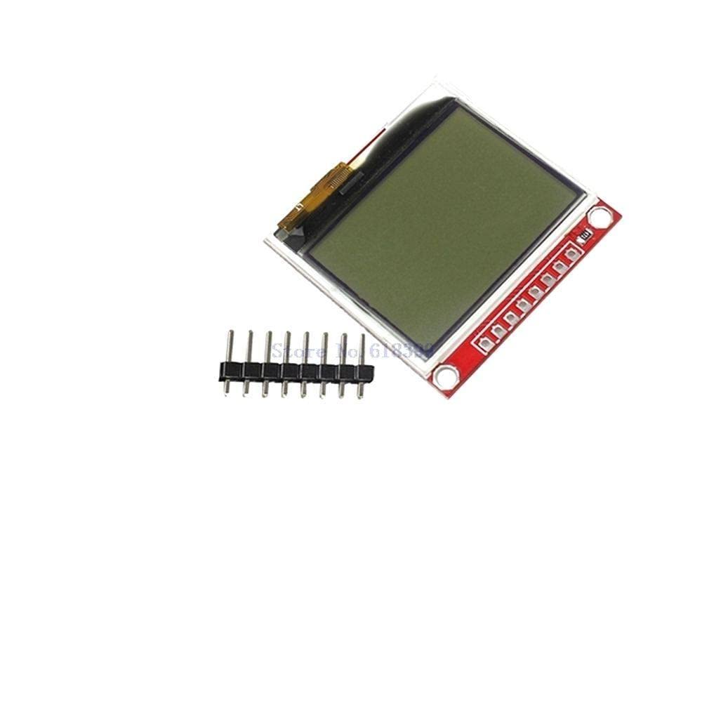 Upgraded 3.3V 5110 LCD Display Module HX1230 - 96x68 Resolution for Picture & Text - Ideal for Arduino, Raspberry Pi & DIY Electronics Projects