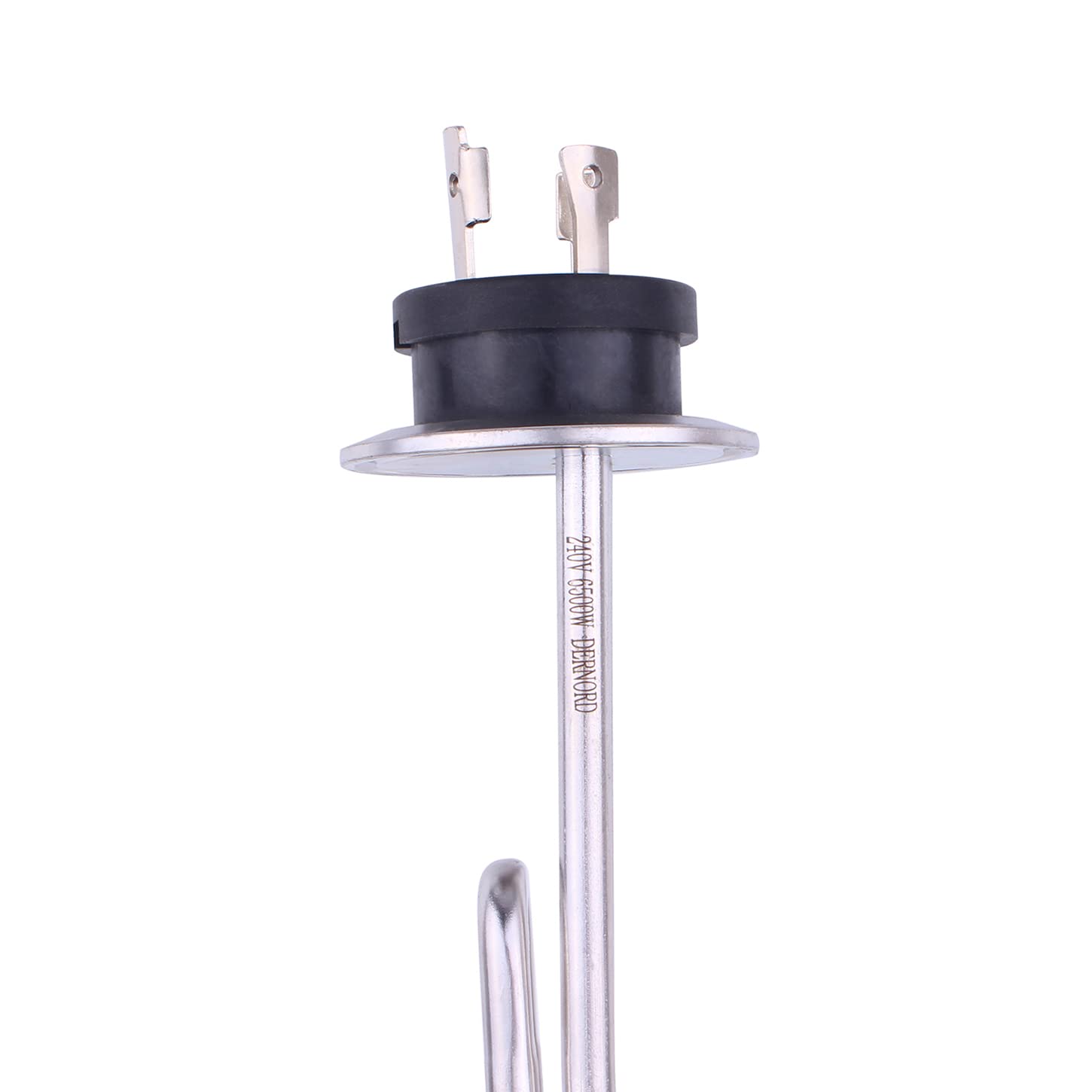 DERNORD 240V 6500W Stainless Steel Tri-Clamp Immersion Water Heater with 3-Wire Locking Plug - 2 Inch Tri-Clamp for Brewing, Distilling, and Industrial Heating Applications