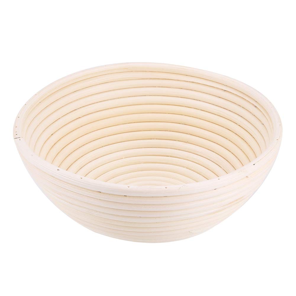 Petyoung Handmade Bread Proofing Basket - Natural Rattan Dough Rising Basket for Sourdough, Artisan Bread Baking | Perfect Kitchen Tool for Home Bakers & Bread Making Enthusiasts