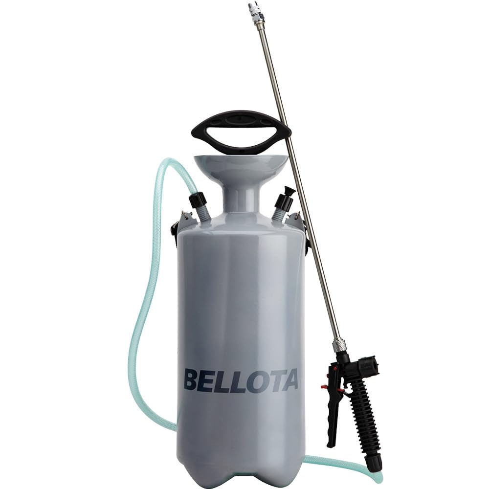 Bellota 3710-05 Pressure Spray Backpack - 5 Liter (1.3 Gallon) Garden Sprayer with Adjustable Lance for Weed Control, Pest Spraying & Lawn Care | Perfect for Home Gardening, Agriculture & Professional Landscaping