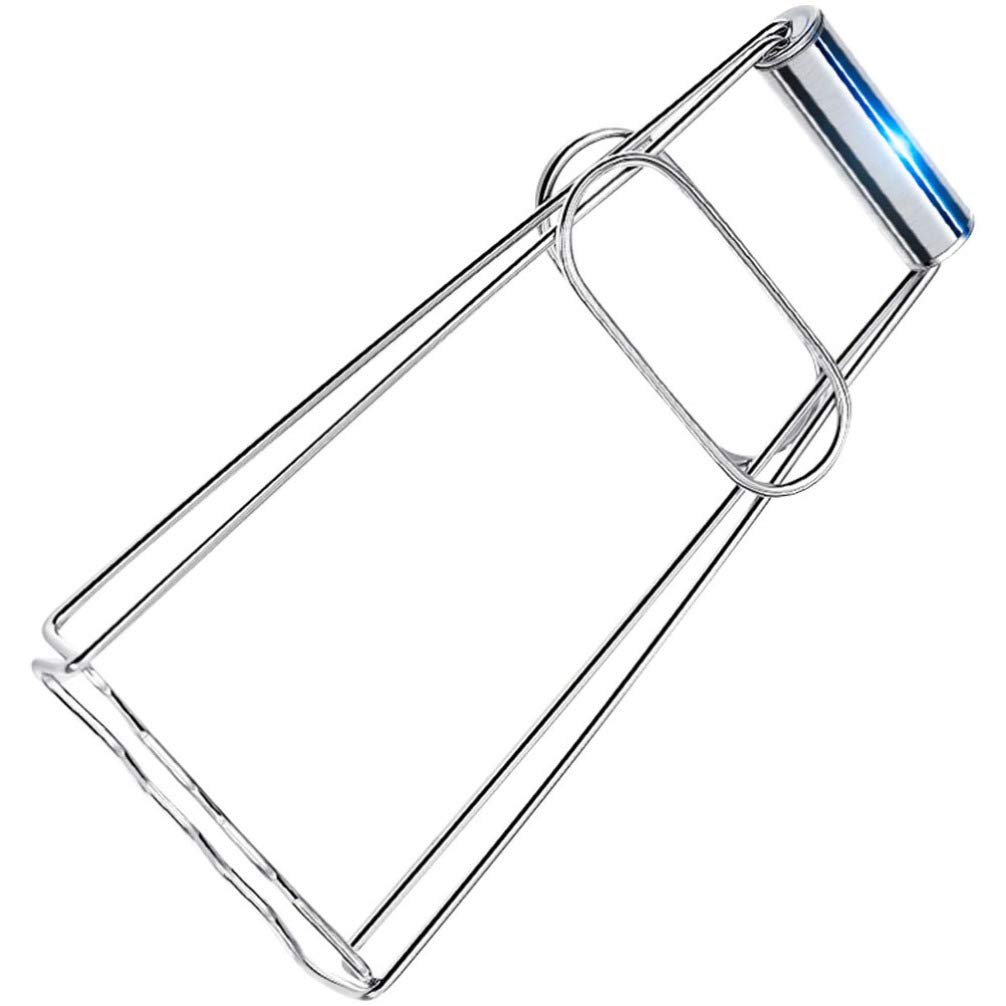 Stainless Steel Plate Holder - Anti-Slip Metal Bowl Clip & Pot Dish Holder - Durable Kitchen Accessories for Secure Serving - Perfect for Hot Dishes, Bowls, and Pots in Restaurants & Home Kitchens