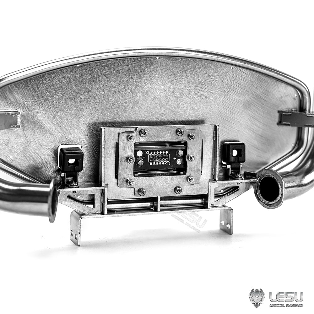 LESU 1/14 Scale RC Tractor Rear Beam Set with Toolbox - DIY Unpainted Accessory for R47 R62 Remote Control Truck Models | Perfect for RC Car Enthusiasts & Custom Builders