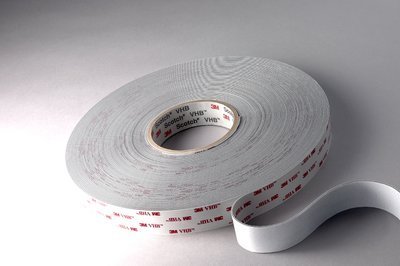 3M VHB 4624 White Foam Bonding Tape - 3/4 Inch Width x 62 Mil Thick - Heavy Duty Double Sided Adhesive for Mounting Signs, Nameplates & Trim - Industrial Strength Permanent Bonding Solution - 46217 (Case of 12 Rolls) - Perfect for Automotive, Construction & DIY Projects