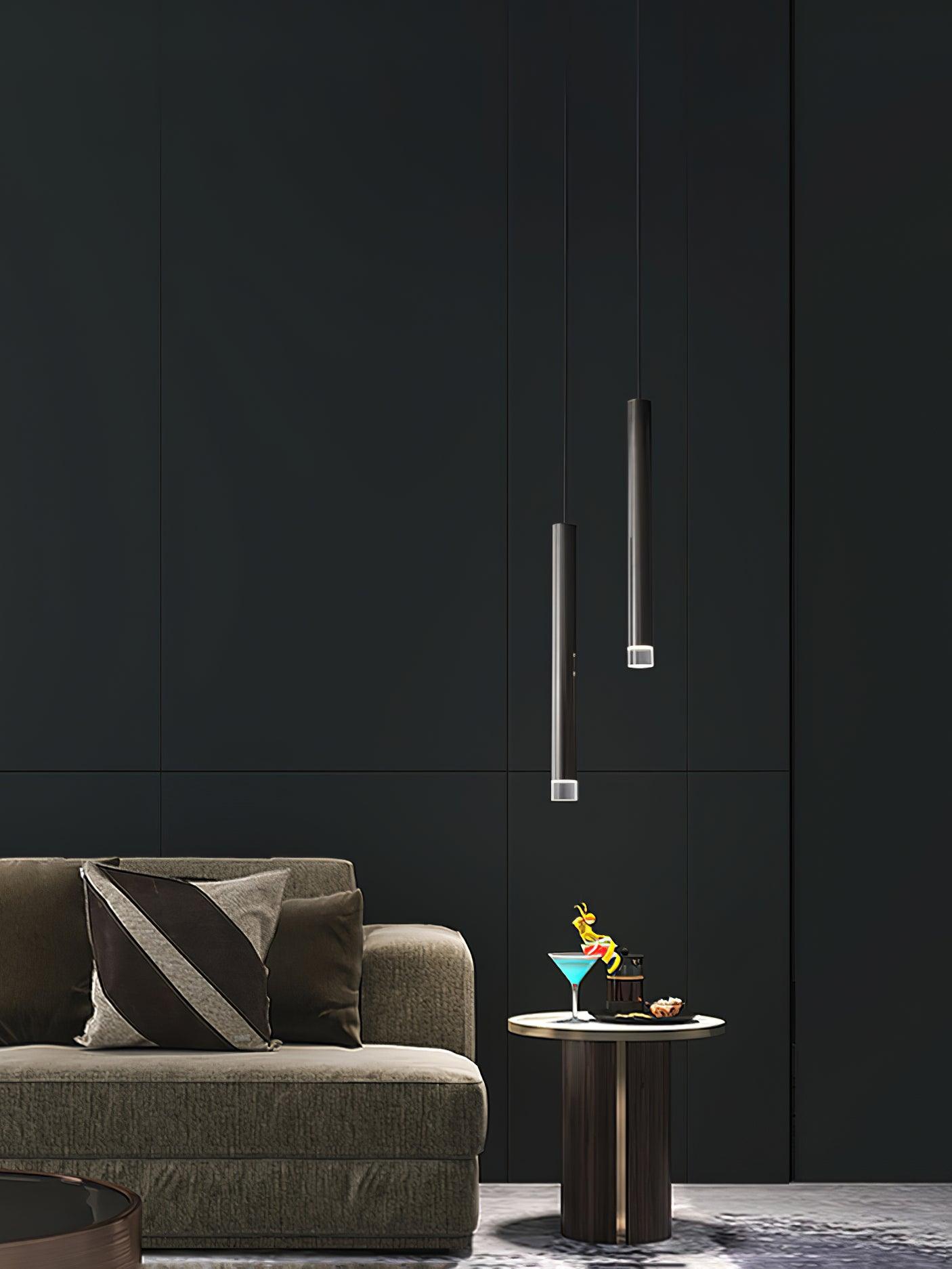 Elegant Hanging Pendant Lamp with LED Candle Lights - Perfect for Bedroom, Living Room, and Dining Room Decor