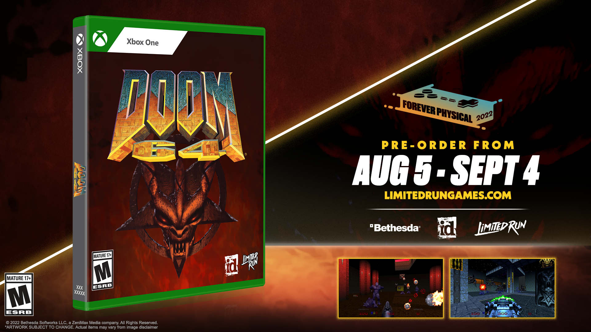 DOOM 64 Limited Edition Xbox Game - Collector's Item for Retro Gaming Enthusiasts | Perfect for Xbox One & Series X/S | Relive Classic Horror FPS Action