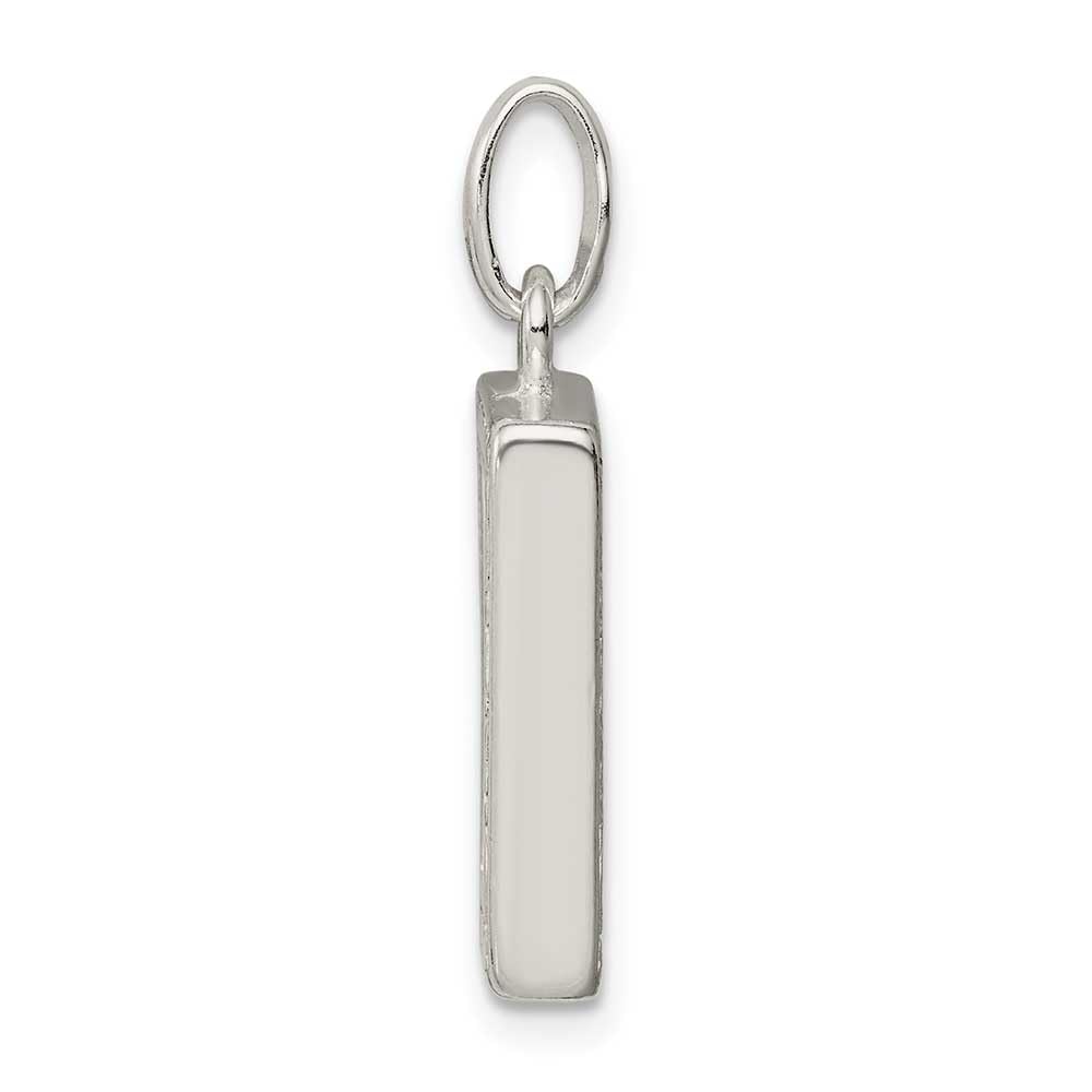 Sterling Silver Picture Frame Charm - Elegant Photo Pendant for Necklace - Perfect for Gifts, Keepsakes & Personalized Jewelry - Great for Weddings, Anniversaries & Special Occasions