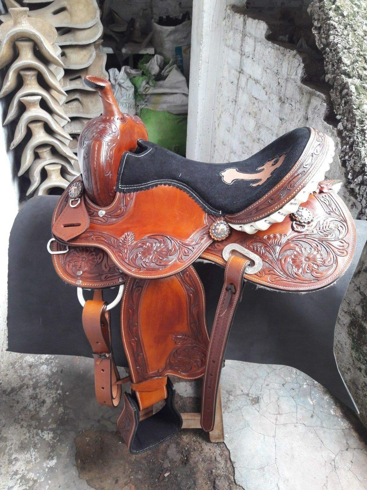 Premium Western Barrel Racing Saddle for Youth & Kids – Lightweight, Durable & Comfortable for Rodeo, Trail Riding & Competitions