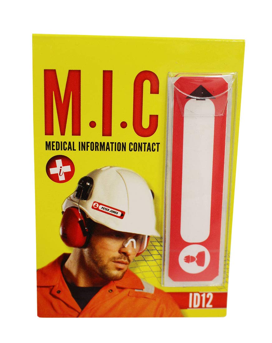 Portwest Medical ID Card Holder - Personal & Work Information Contact Details Vital Data Storage - Perfect for Healthcare, Emergency & Workplace Safety