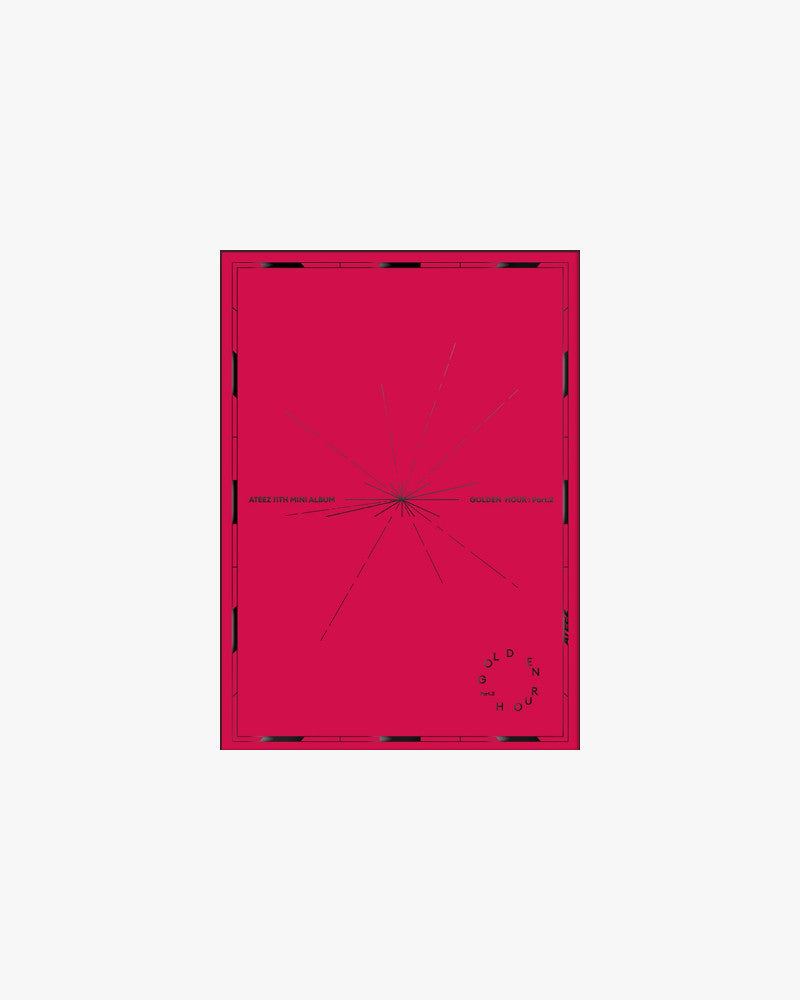ATEEZ 11th Mini Album [GOLDEN HOUR : Part.2] (POCA Version) - 3 Collectible Versions | K-Pop Merchandise for Fans & Music Collectors | Perfect for Gifts, Concerts & Display