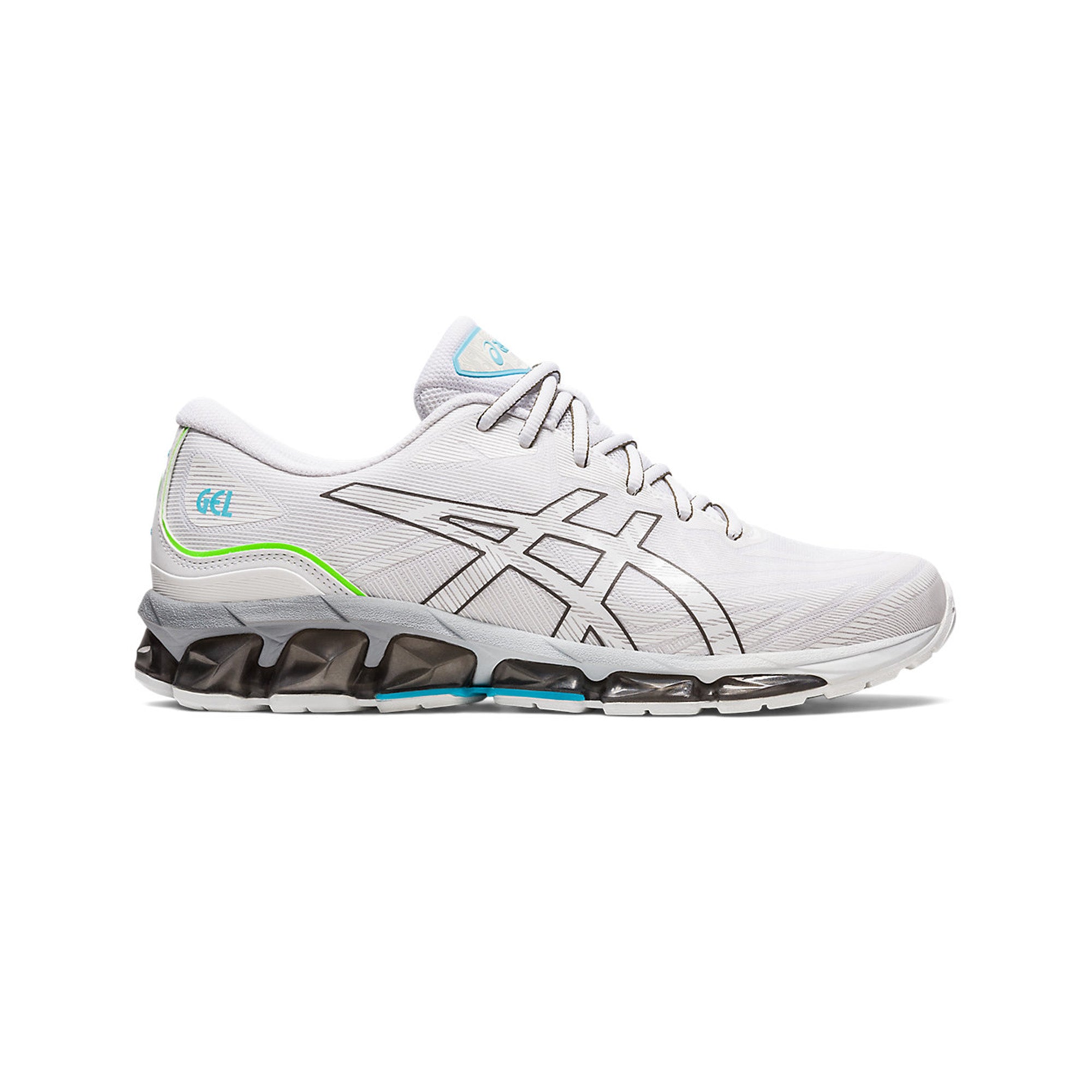 ASICS Gel Quantum 360 7 Running Shoes for Men & Women - White Gunmetal (2023) - Cushioned Support for Long Distance Running, Gym Workouts & Daily Walking