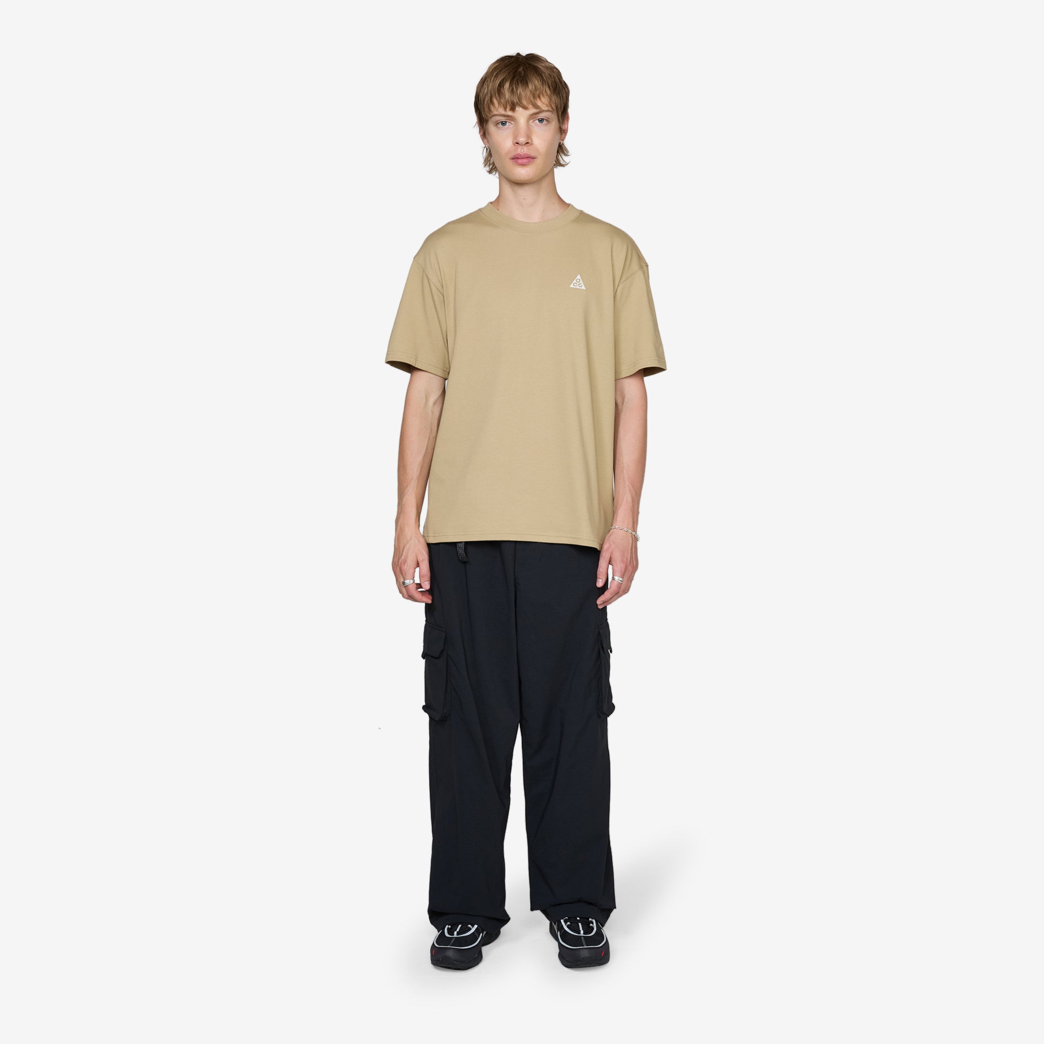 ACG Dri-FIT Max90 T-Shirt - Parachute Beige | Moisture-Wicking Performance Tee for Running, Hiking & Outdoor Activities