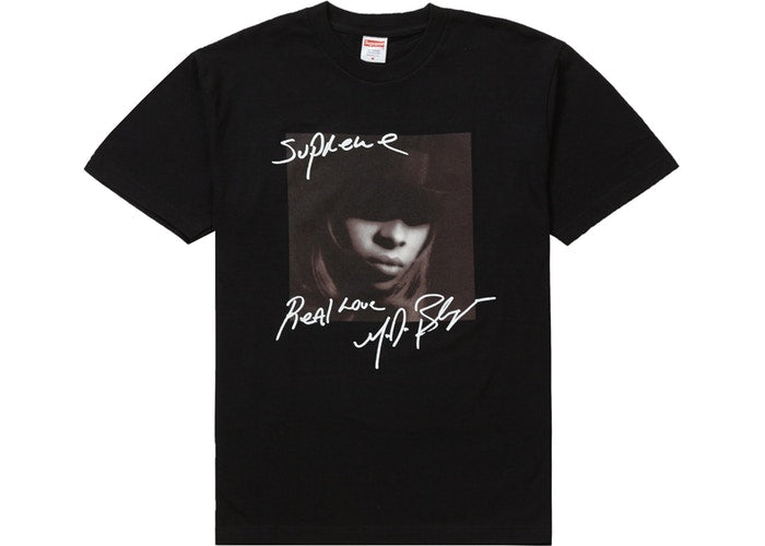 Supreme Mary J. Blige T-Shirt - Black Cotton Short Sleeve Tee for Men & Women | Perfect for Concerts, Streetwear & Casual Outfits