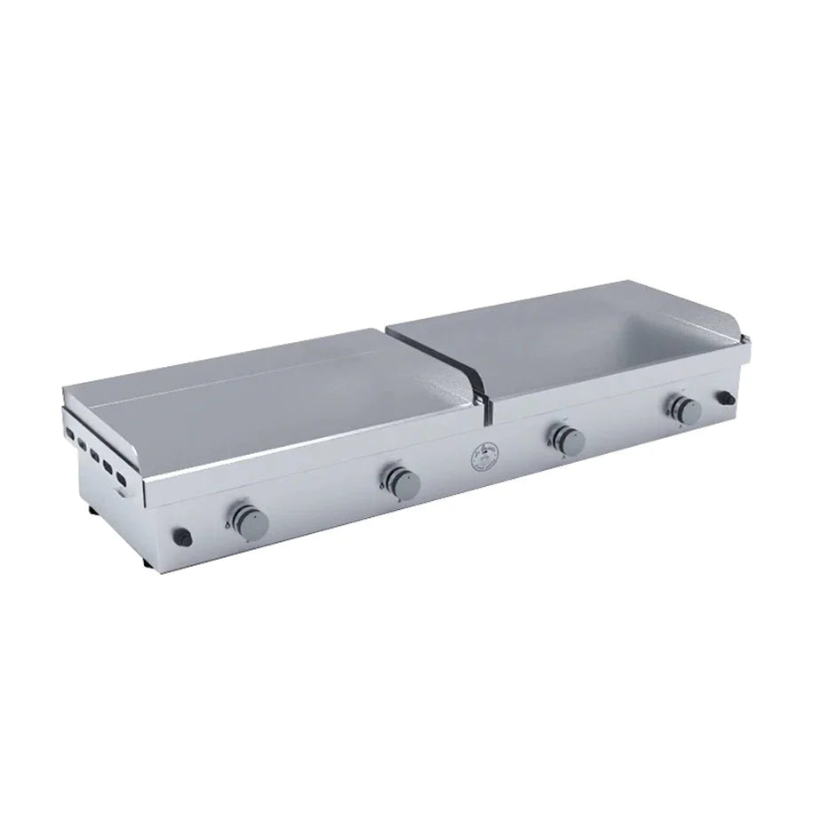 Le Griddle Grand Texan 60 4-Burner Commercial Gas Griddle GFE160 - Perfect for Outdoor Cooking, Restaurants & Backyard BBQs