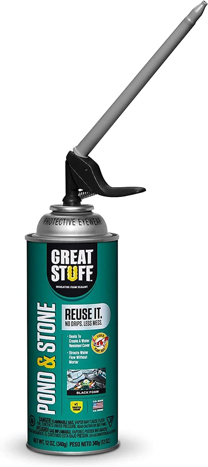 Great Stuff 99112849 Black Smart Dispenser Sealants - Foam Insulation for Gaps, Cracks & Air Leaks - Ideal for Home Repairs, HVAC & Weatherproofing