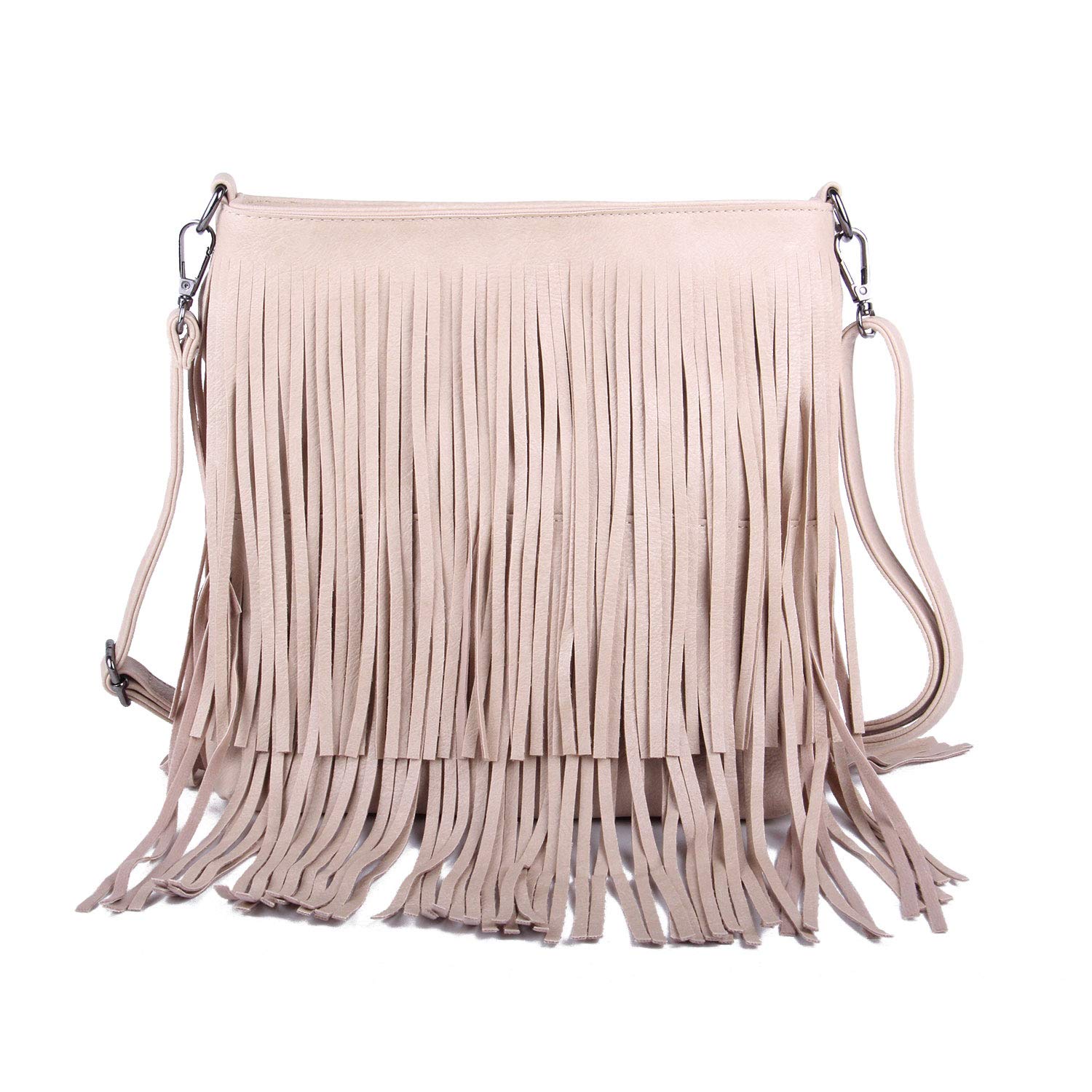 Lanpet Women's Fringe Tassel Crossbody Bag - Stylish Shoulder Purse for Casual Outings, Travel & Everyday Use