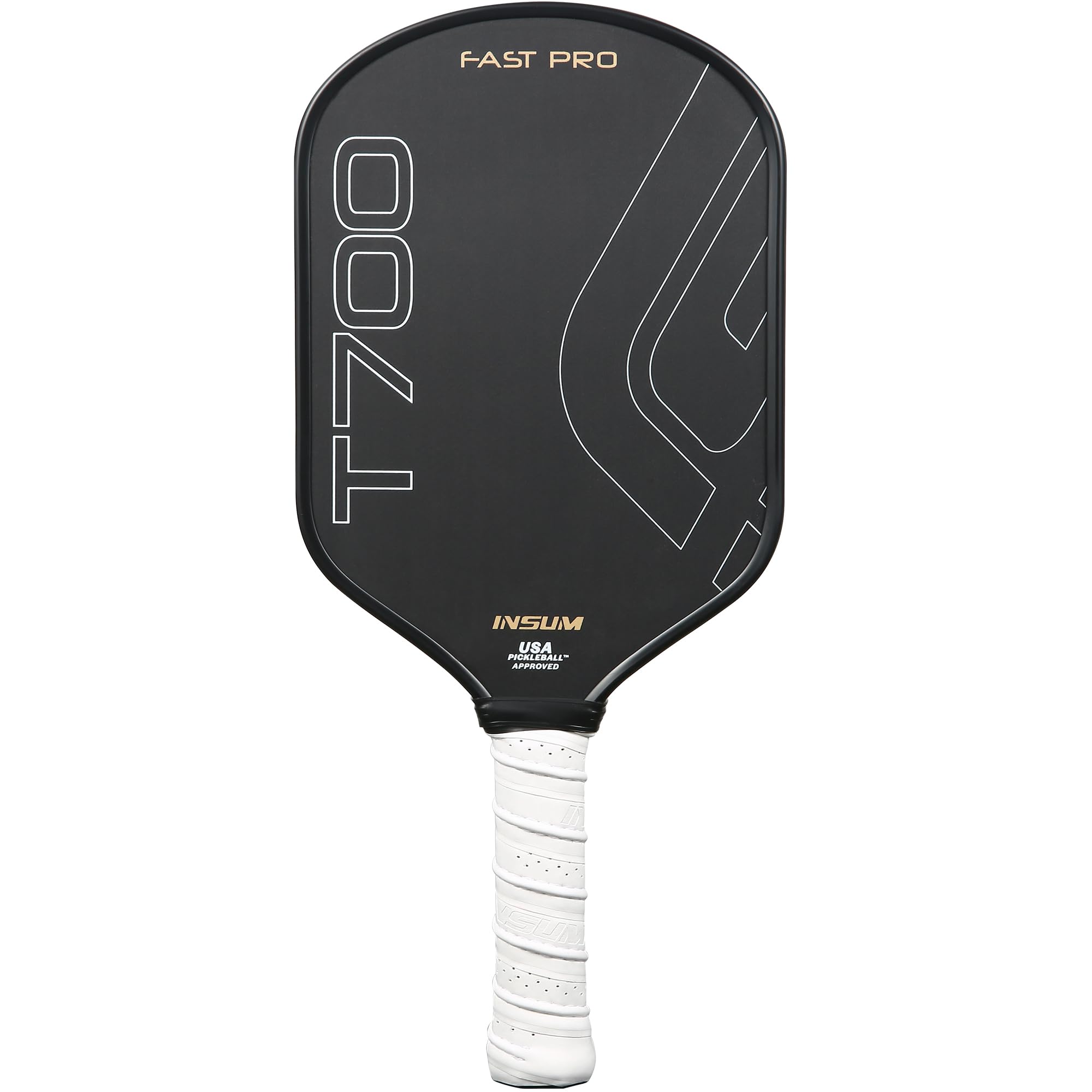 INSUM T700 Pickleball Paddles - USAPA Approved Premium Pickleball Rackets with Toray T700 Raw Carbon Fiber Surface & Nomex Core for Maximum Spin Control | Perfect for Competitive Play & Outdoor Recreation