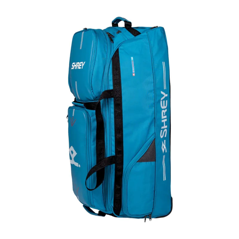 Shrey Meta 120 Cricket Duffle Wheelie Kit Bag - Premium Cricket Equipment Bag with Wheels for Easy Transport | Perfect for Cricket Matches, Training & Travel
