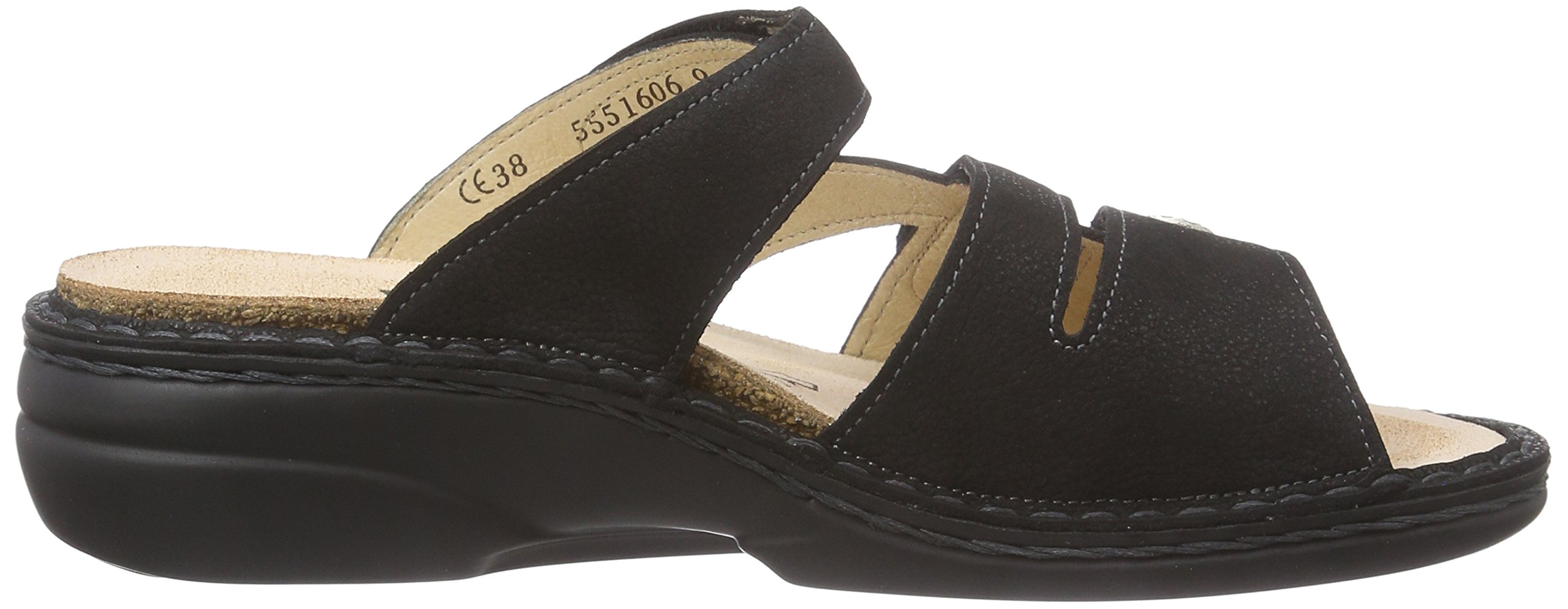 Finn Comfort Women's Open Toe Wedge Heel Sandals - Size 11 US | Comfortable Summer Walking Shoes for Beach, Vacation & Casual Outings