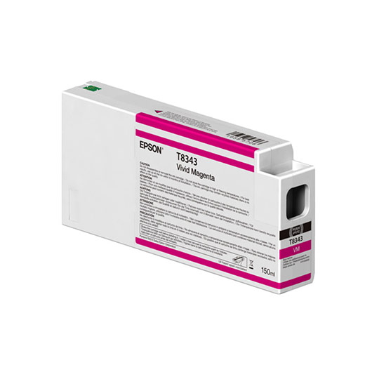Epson Vivid Magenta UltraChrome HD/HDX Ink Cartridge - 150ml (T834300) | High-Quality Printer Ink for Professional Photo Printing & Graphic Design