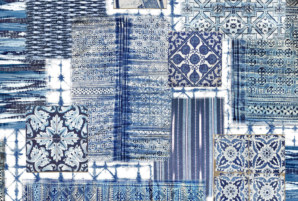 Bohemian Patchwork Quilted Throw Blanket - Handmade Atelier 47 Cotton Bedspread for Boho Chic Home Decor, Cozy Living Room & Bedroom Accent