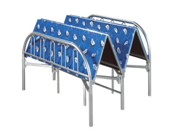 39 Inch Grey Metal Folding Bed - Space Saving Guest Bed for Small Rooms, Dorm, Apartment & Camping - Sturdy & Lightweight Portable Bed Frame