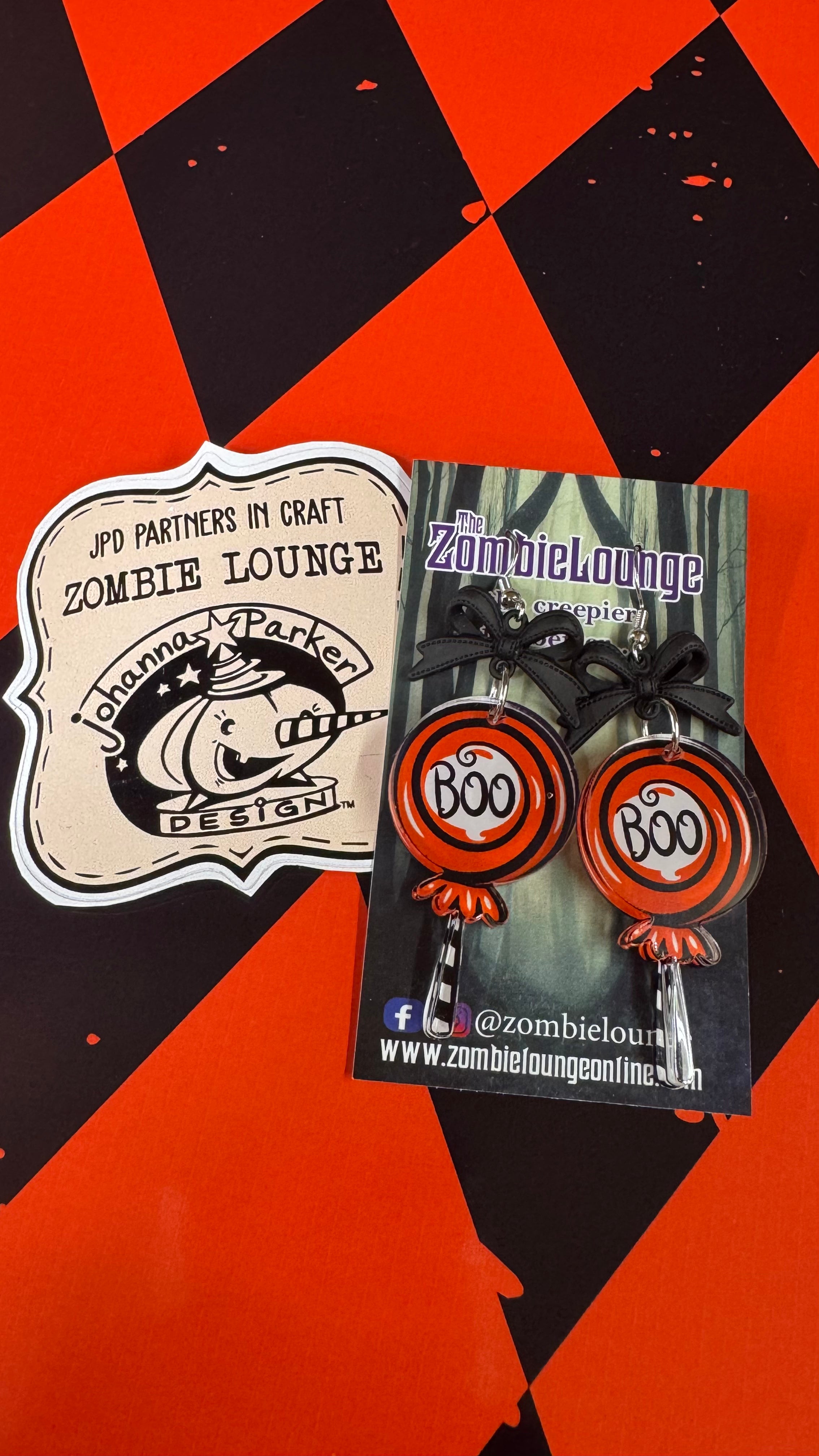 Johanna Parker Halloween Carnival Earrings - Spooky & Fun Dangle Earrings for Women | Perfect for Halloween Parties, Costumes & Festive Celebrations