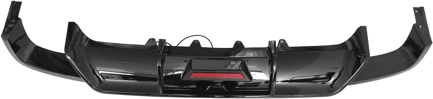2018-2024 Toyota Camry SE XSE Rear Diffuser Lip Spoiler - PP Material Black Rear Bumper Diffuser for Enhanced Aerodynamics & Sporty Look - Perfect for Street Racing & Car Shows