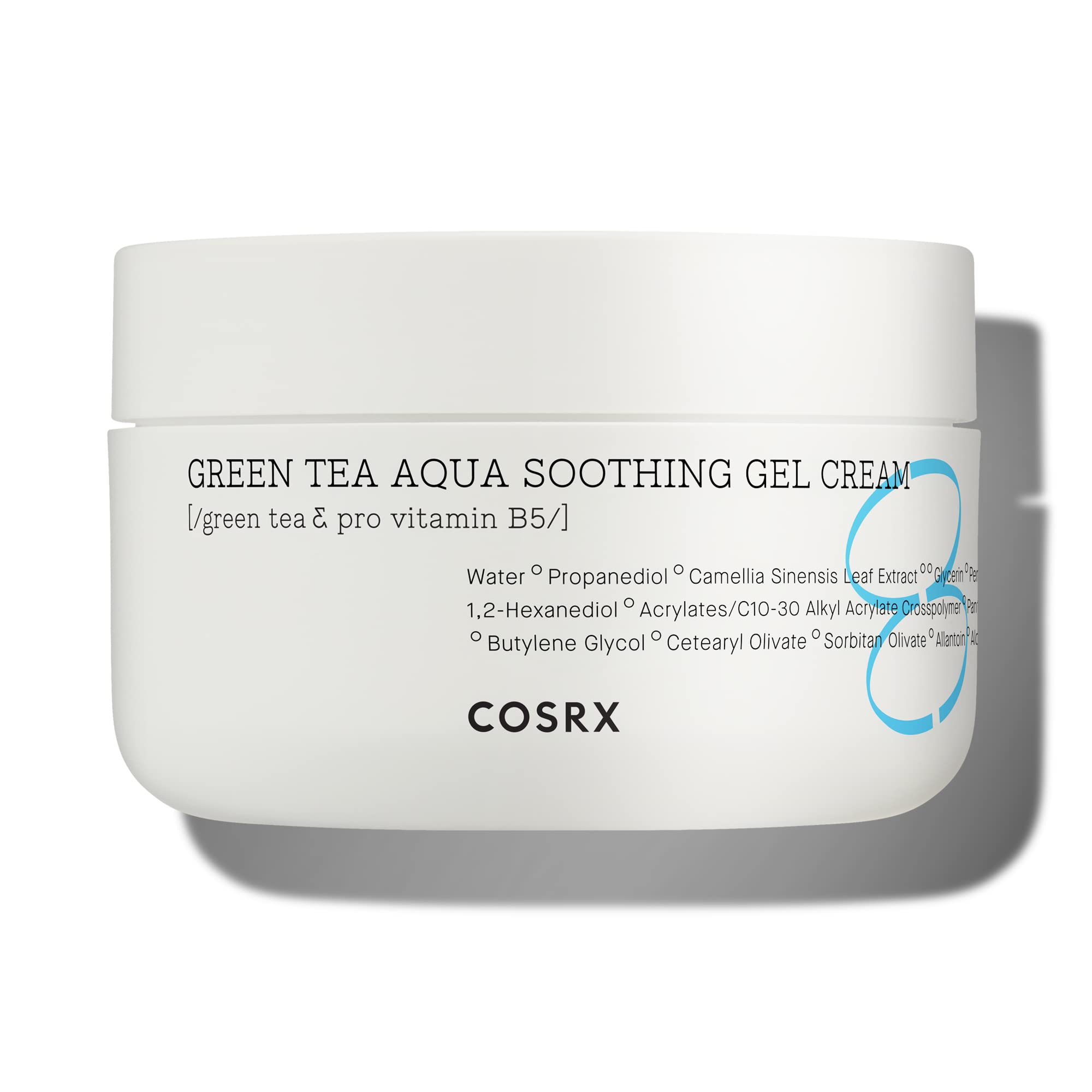 COSRX Hydrium Green Tea Aqua Soothing Gel Cream 1.69 fl.oz (50ml) - Lightweight Daily Moisturizer with Green Tea, Camellia & Aloe Vera | Korean Skincare for Sensitive Skin | Vegan, Cruelty-Free & Paraben-Free | Perfect for Hydration & Soothing Irritated Skin
