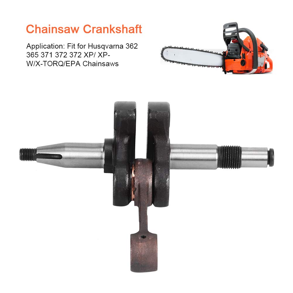 Husqvarna 362 365 371 372 Chainsaw Crankshaft Replacement Part - Compatible Lawn Mower Accessory for Professional Landscaping & Tree Cutting