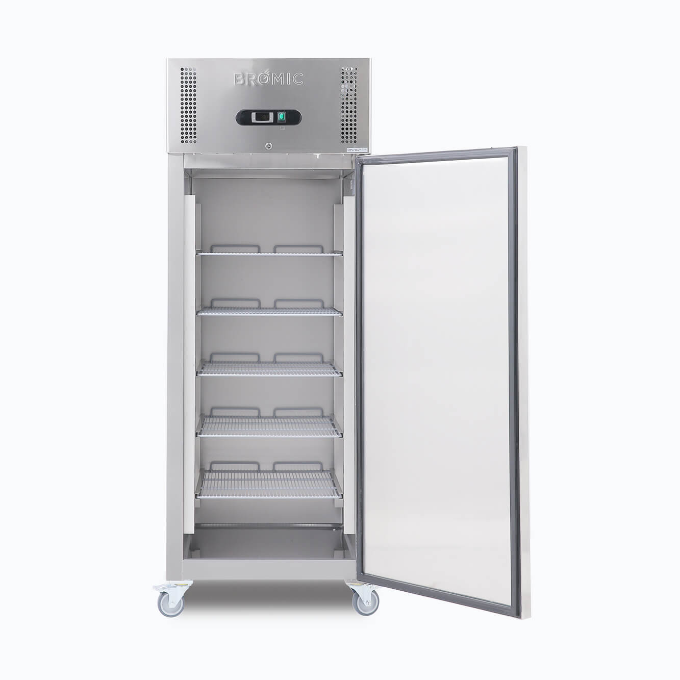 Bromic UC0650SD 650L Stainless Steel Upright Commercial Refrigerator - Perfect for Restaurants, Catering, and Food Storage Businesses
