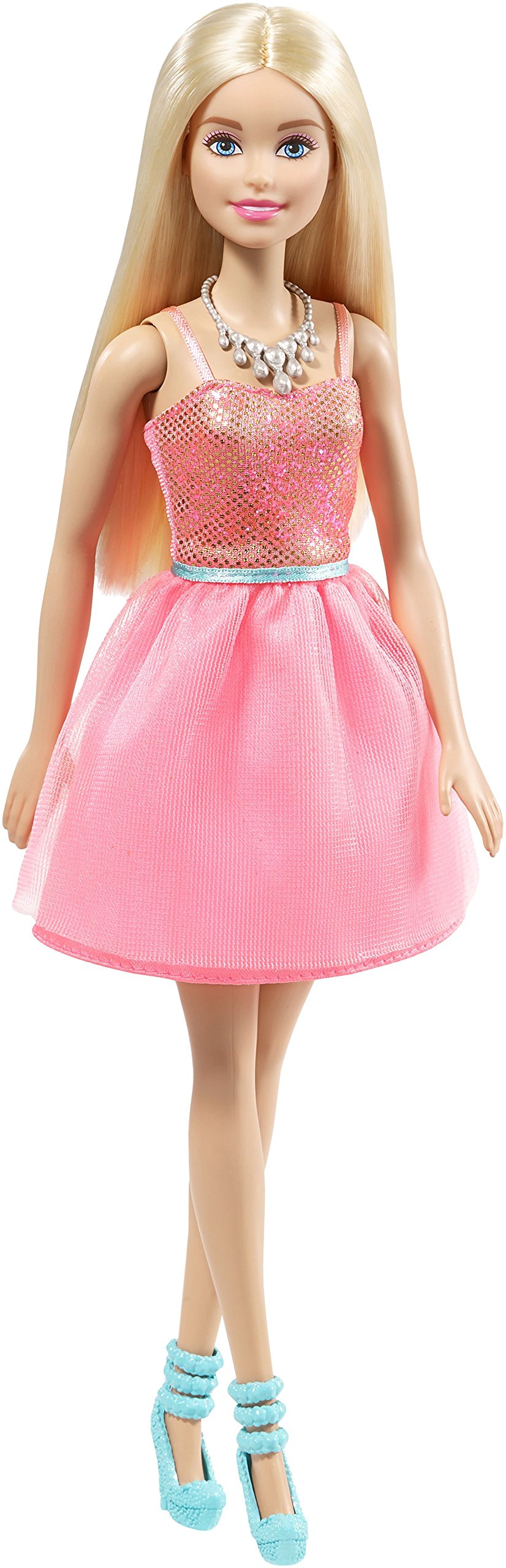 Barbie Glitz Doll in Coral Dress - Perfect for Collectors & Playtime