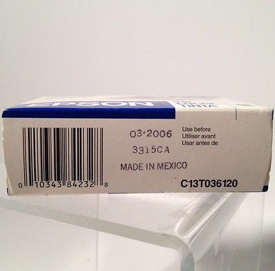 Epson T036120 Black Ink Cartridge - High Yield Replacement for Exp3/06 - Compatible with Select Epson Printers - Perfect for Home, Office & School Printing