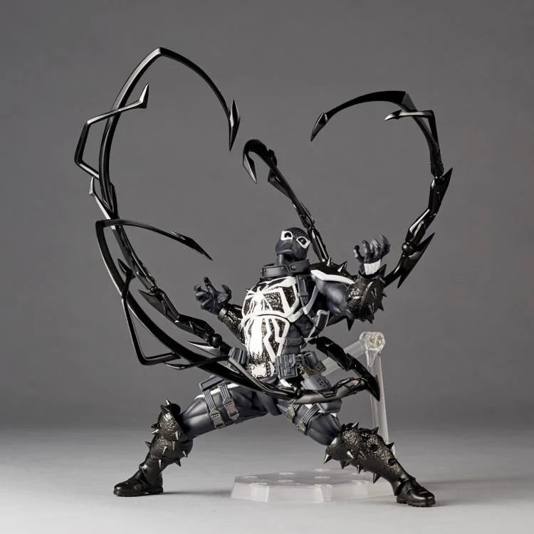 Amazing Yamaguchi Revoltech Agent Venom Action Figure NR023 - Highly Articulated Collectible for Marvel Fans, Display & Photography