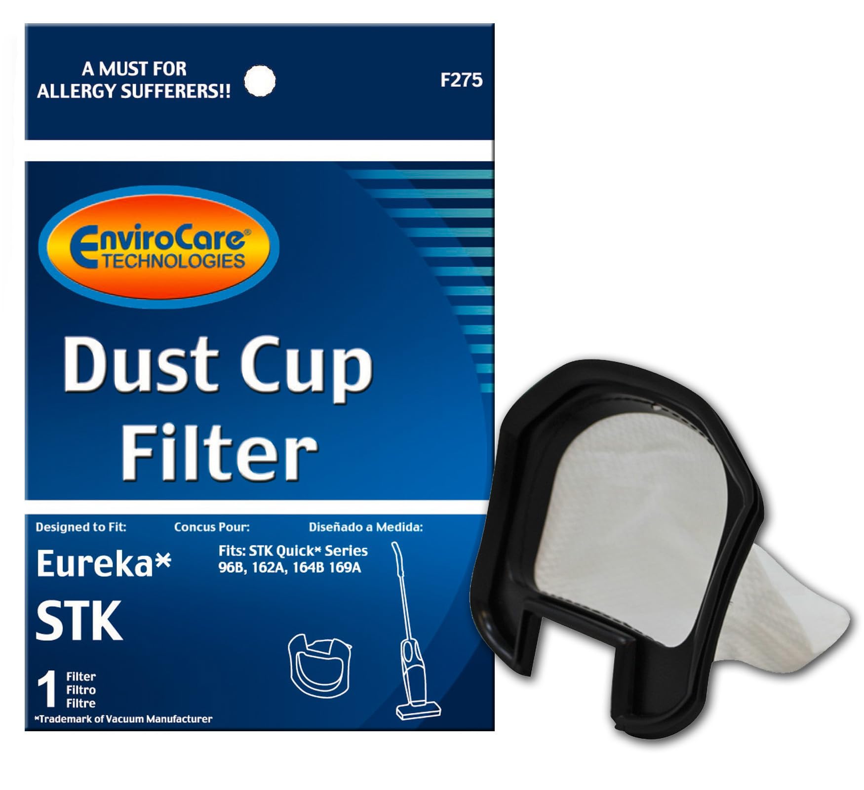 EnviroCare Replacement Vacuum Cleaner Dust Cup Filter Compatible with Eureka STK Vacuums - Perfect for Home Cleaning & Pet Hair Removal