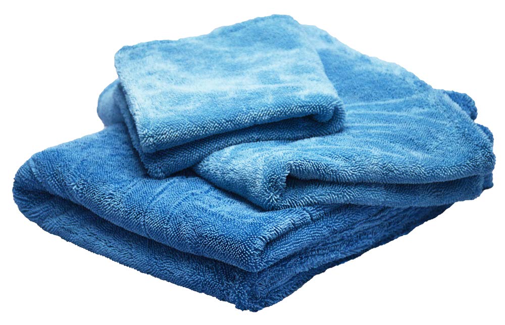 McKee's 37 MK37-G3PK Glacier 1100 Trifecta Microfiber Drying Towels Set - 3 Premium Korean Microfiber Towels (16