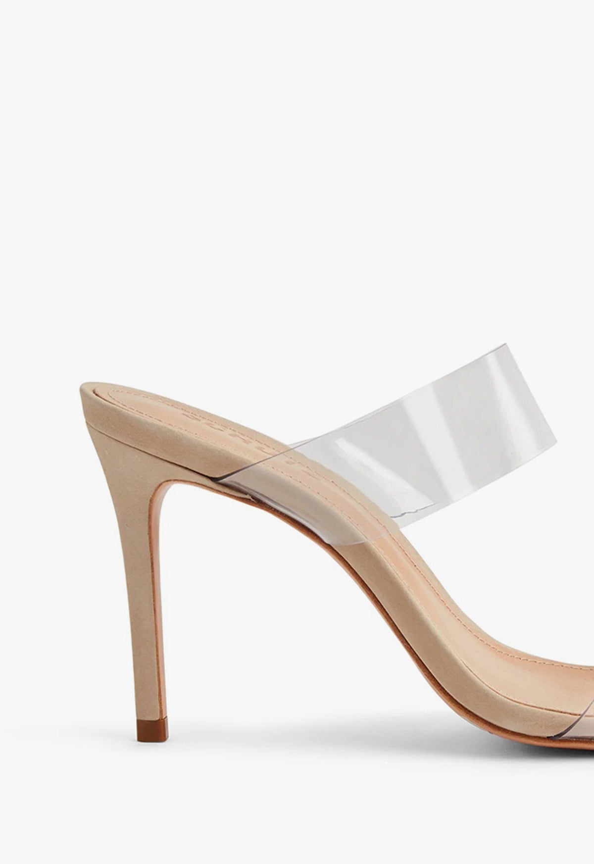 Ariella 099 Nude High Heel Sandals for Women - Comfortable Vinyl Strappy Heels for Party, Wedding & Evening Out