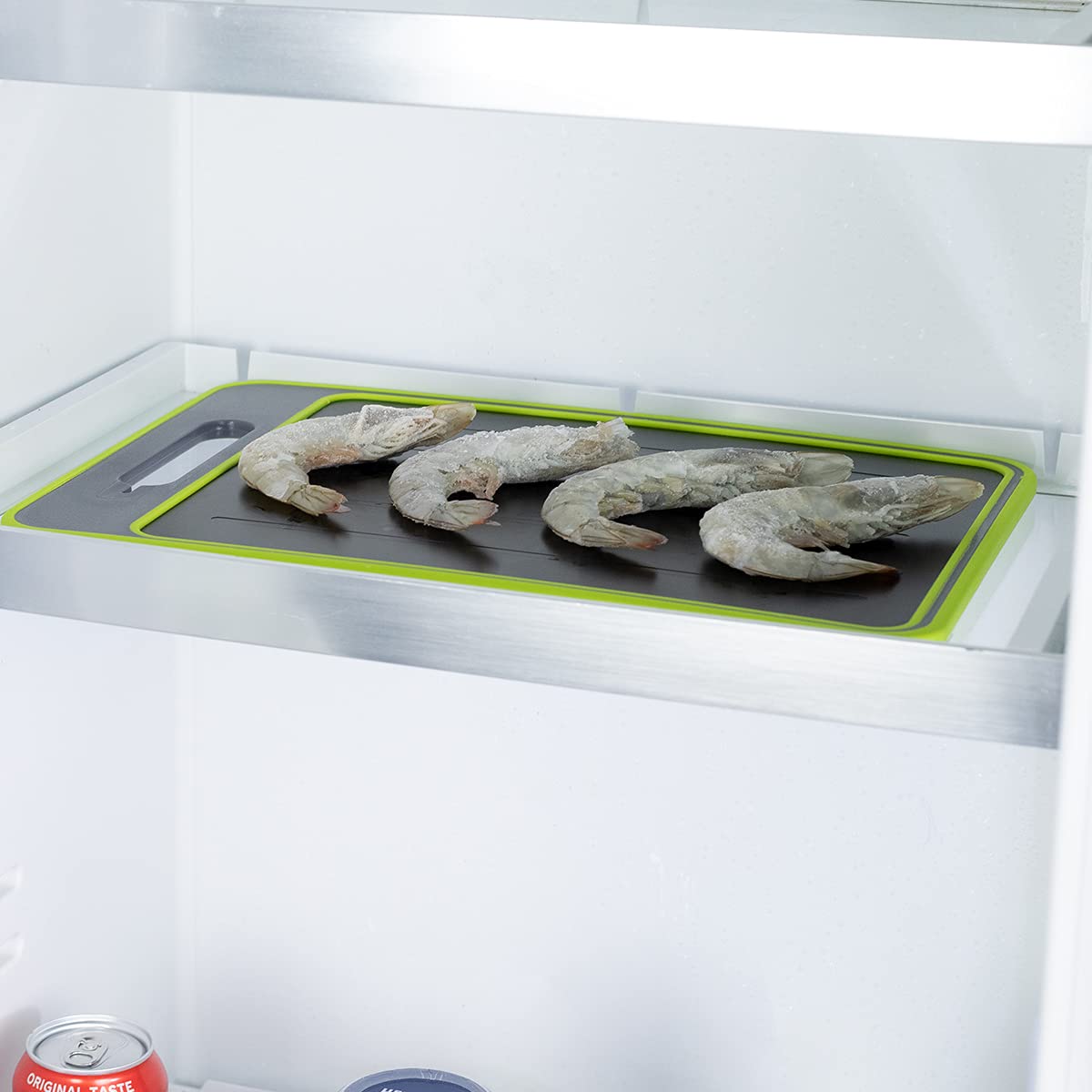 JML Fast Thaw 4-in-1 Chopping Board - Quick Defrosting Cutting Board with Built-in Knife Sharpener & Spice Grinder - Perfect for Kitchen Prep, Meat Thawing & Cooking